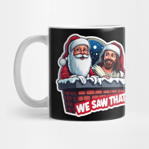 WE SAW THAT MeMe JESUS Santa Claus by Plushism